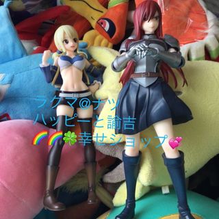 コウダンシャ(講談社)のFAIRYTAIL ルーシィとエルザ フィギュア(キャラクターグッズ)