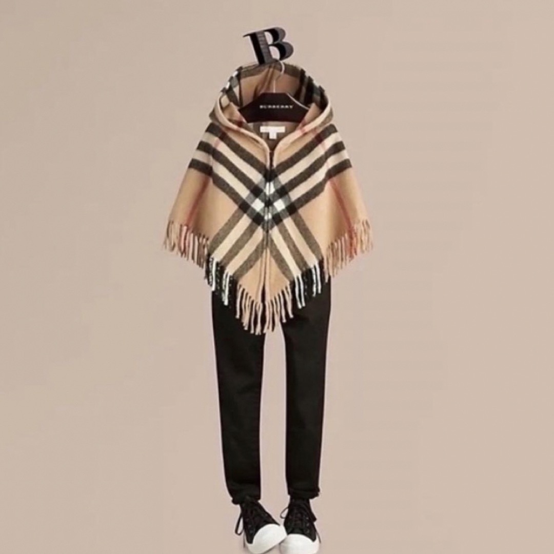 BURBERRY - バーバリー チェック ポンチョ ベビー キッズの通販 BURBERRY - バーバリー チェック ポンチョ ベビー キッズの通販