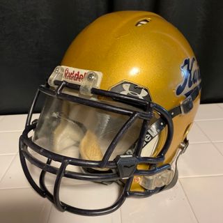 アンダーアーマー(UNDER ARMOUR)の関西大学“KAISERS“試合用ヘルメット(選手実使用)UAアイシールド付(アメリカンフットボール)