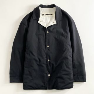 JIL SANDER ジルサンダー バイカラードライバーズニットジャケット JSMT752038 ブラック/ブルー