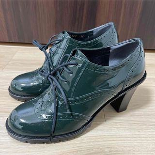 美品！SHOE GALLERY OTA レースアップパンプス36(ハイヒール/パンプス)