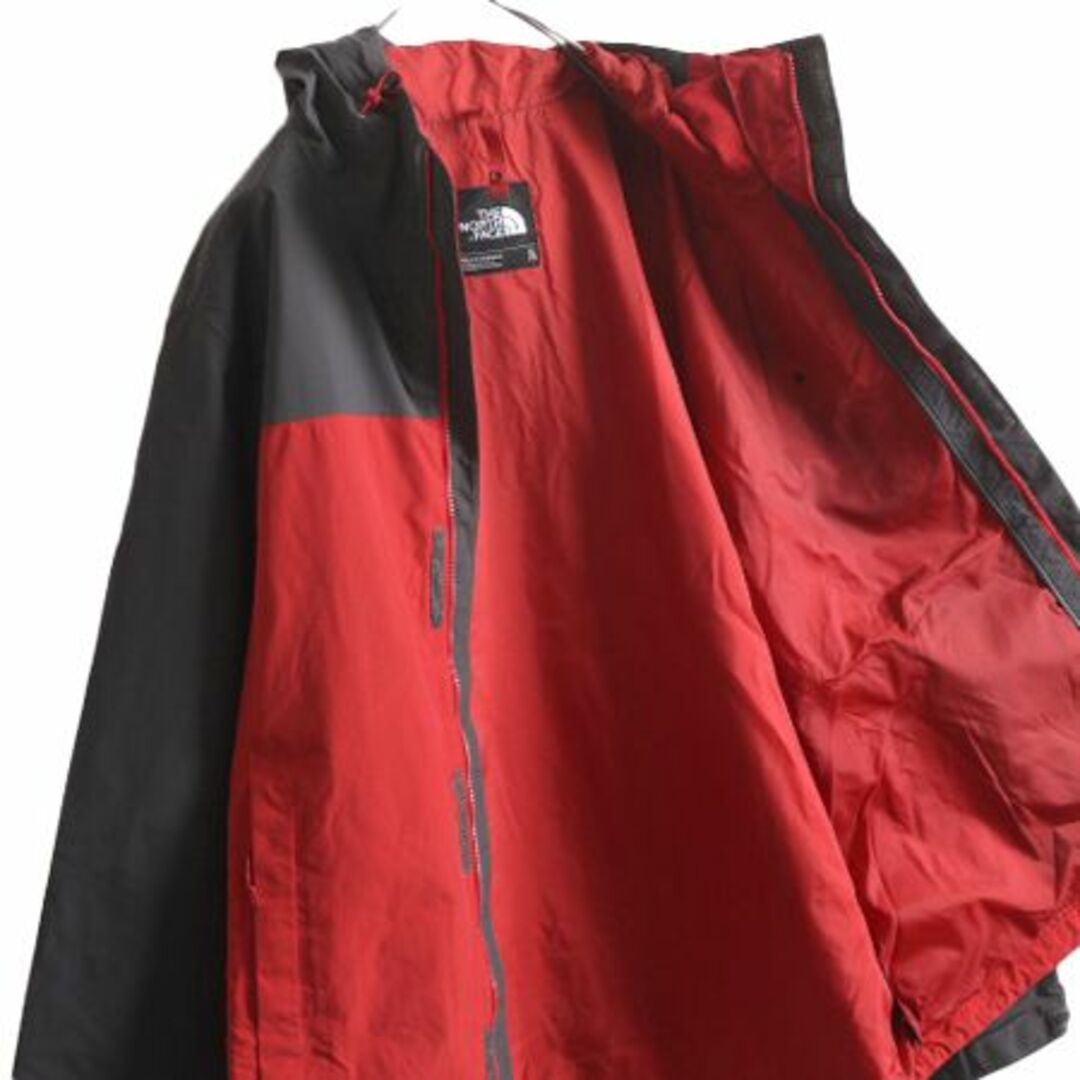 THE NORTH FACE(ザノースフェイス)のノースフェイス DRYVENT マウンテンパーカー ジャケット メンズ XL / 古着 The North Face アウトドア マンパ ジャンパー フルジップ 赤 灰 メンズのジャケット/アウター(マウンテンパーカー)の商品写真