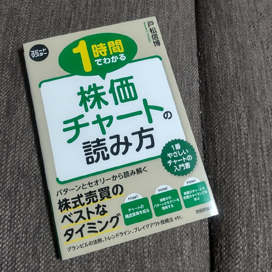 １時間でわかる株価チャートの読み方 エンタメ/ホビーの本(ビジネス/経済)の商品写真