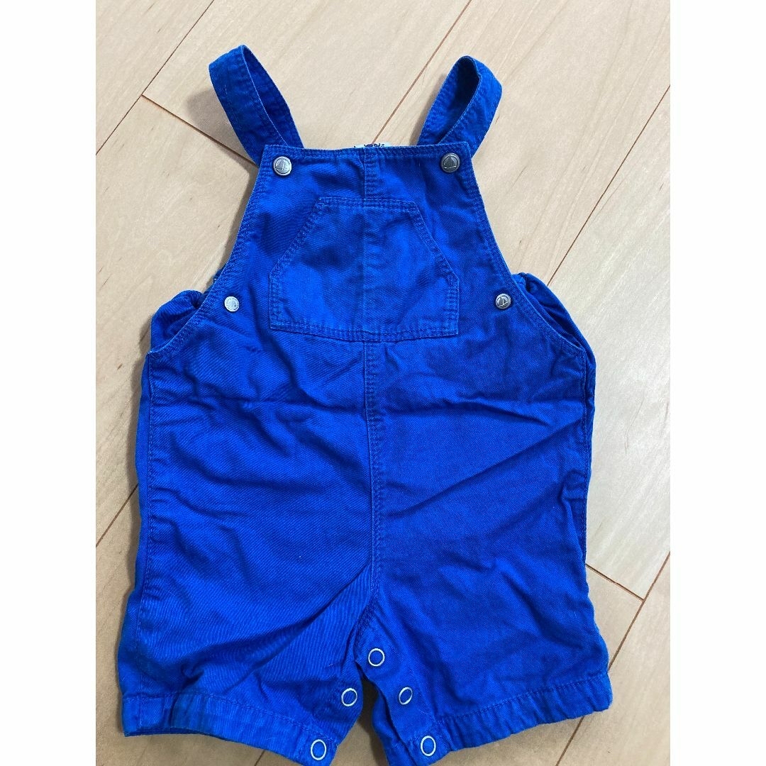 PETIT BATEAU(プチバトー)のPETIT BATEAU　プチバトー　カバーオール　サロペット　74センチ キッズ/ベビー/マタニティのベビー服(~85cm)(カバーオール)の商品写真