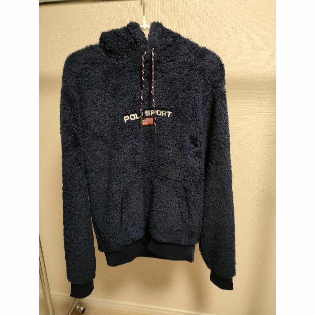 【S】POLOSPORT PULL OVER HOODIE FLEECE約54cm肩幅