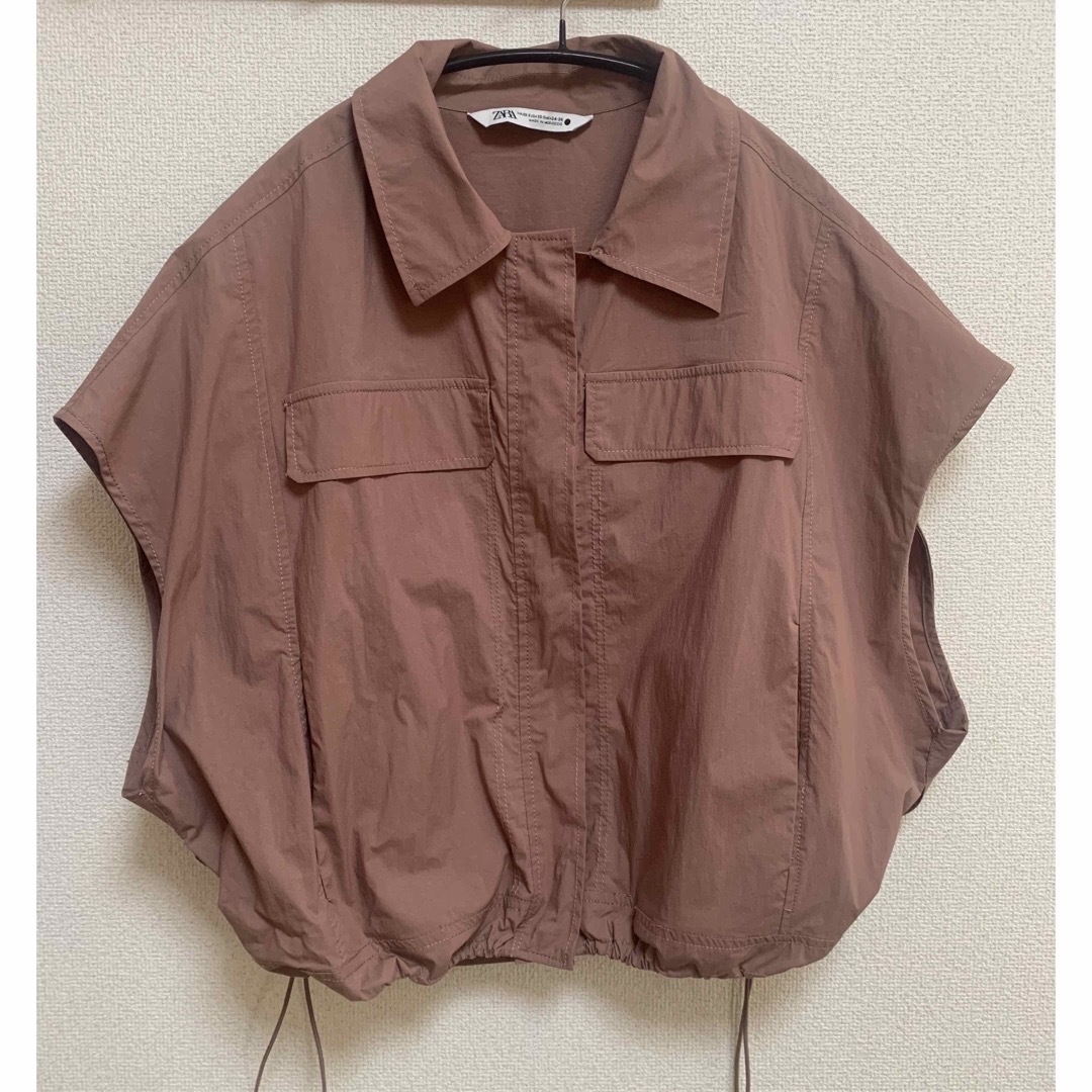 ZARA(ザラ)のZARA 半袖シャツ レディースのトップス(シャツ/ブラウス(半袖/袖なし))の商品写真