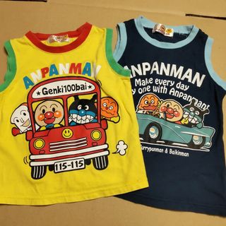 アンパンマン(アンパンマン)のアンパンマン　タンクトップ　２枚　サイズ95　<b334>(Tシャツ/カットソー)