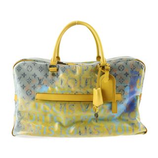 ルイヴィトン(LOUIS VUITTON)のLOUIS VUITTON ルイ ヴィトン モノグラム パルプ ウィークエンダー GM ボストンバッグ M95735 コーティングキャンバス レザー  ジョーヌ マルチカラー ゴールド金具 ハンドバッグ 旅行鞄 ビトン 【本物保証】(ボストンバッグ)