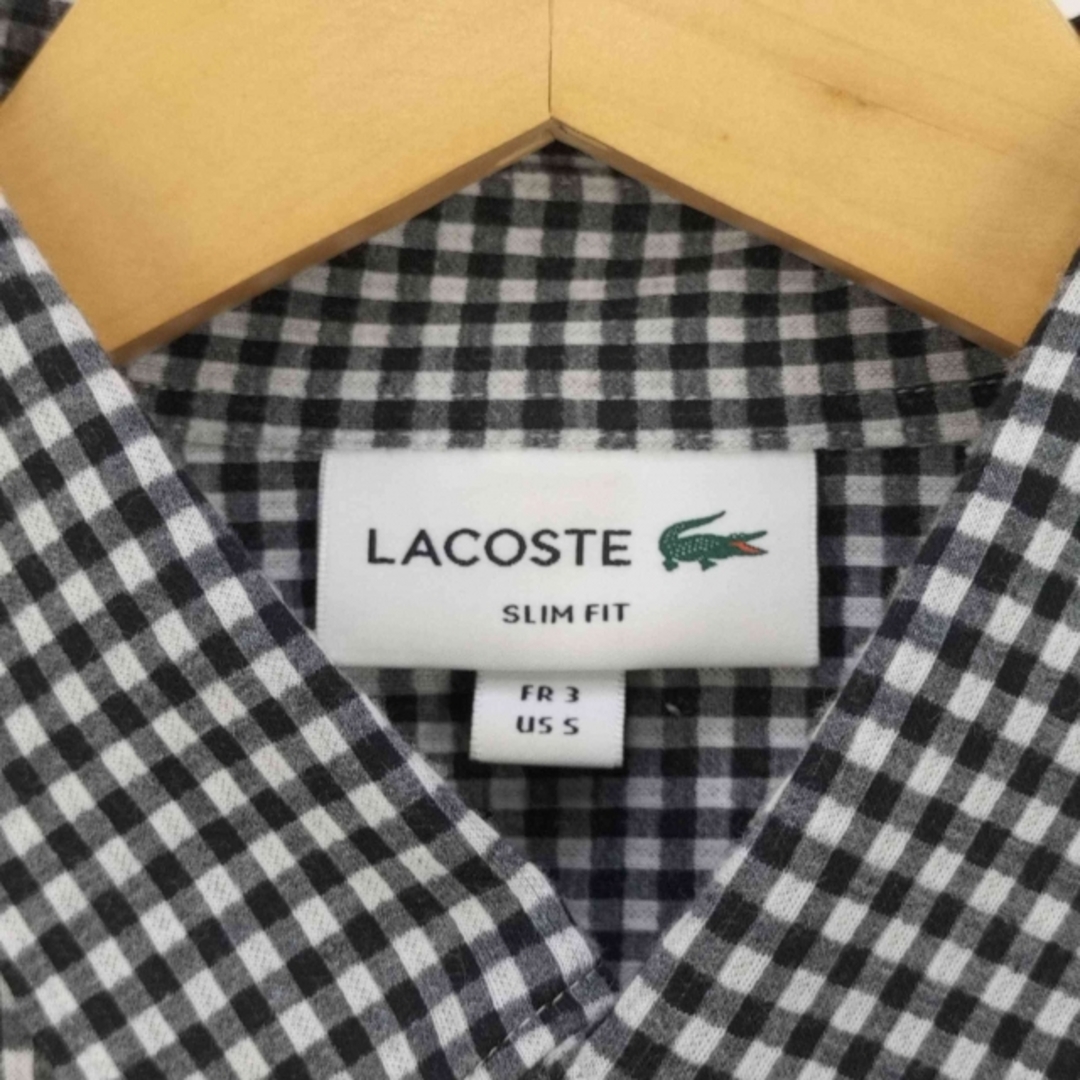 LACOSTE(ラコステ)のLACOSTE(ラコステ) ギンガムチェック ビズポロシャツ メンズ トップス メンズのトップス(その他)の商品写真