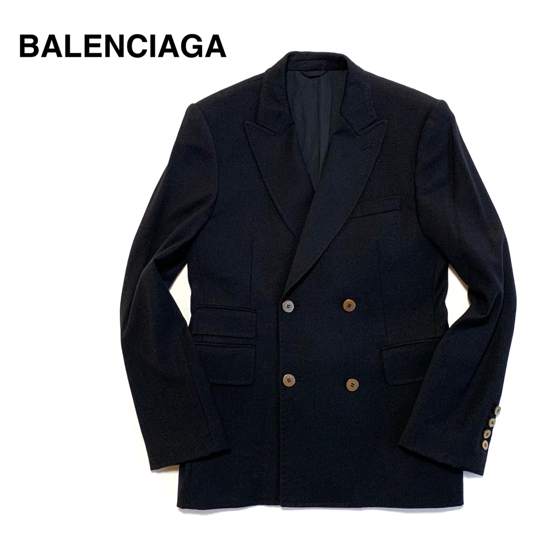 Balenciaga(バレンシアガ)の良品 バレンシアガ ニコラ期 金ボタン ダブル テーラードジャケット イタリア製 メンズのジャケット/アウター(テーラードジャケット)の商品写真