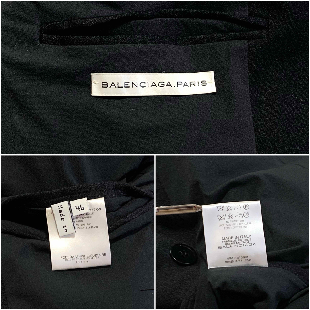 Balenciaga(バレンシアガ)の良品 バレンシアガ ニコラ期 金ボタン ダブル テーラードジャケット イタリア製 メンズのジャケット/アウター(テーラードジャケット)の商品写真