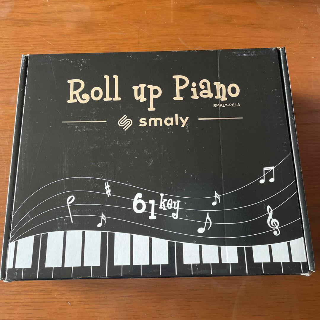 電子ピアノ ロールアップピアノ 61鍵盤 折畳 和音 SMALY-P61smaly