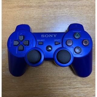 プレイステーション3(PlayStation3)の【最終値下げ】ps3 コントローラー ブルー(家庭用ゲーム機本体)