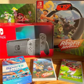 ニンテンドースイッチ(Nintendo Switch)のNintendo Switch本体 マリオテニス　リングフィットアドベンチャー(家庭用ゲーム機本体)