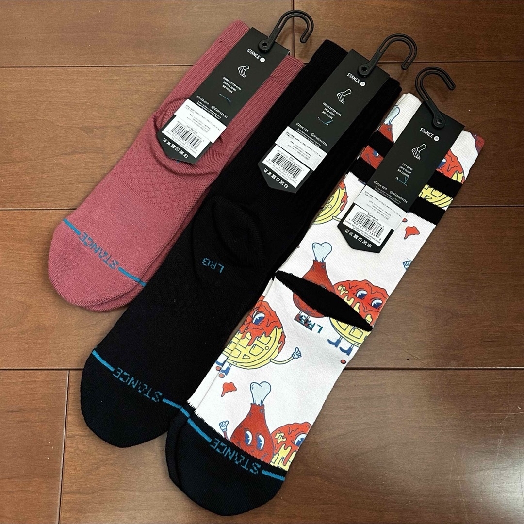 STANCE(スタンス)の新品未使用タグ付き 総額6,380円 STANCE ソックス 3足セット キッズ/ベビー/マタニティのこども用ファッション小物(靴下/タイツ)の商品写真