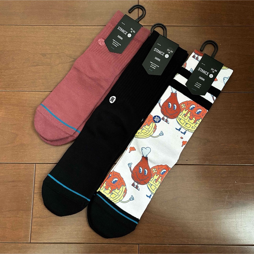 STANCE(スタンス)の新品未使用タグ付き 総額6,380円 STANCE ソックス 3足セット キッズ/ベビー/マタニティのこども用ファッション小物(靴下/タイツ)の商品写真