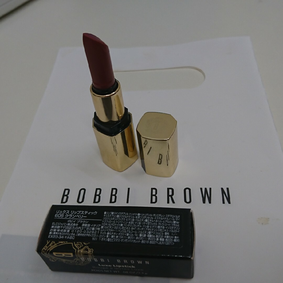 BOBBI BROWN(ボビイブラウン)のお値下げボビイブラウン BOBBI BROWN リュクスリップスティック 606 コスメ/美容のベースメイク/化粧品(口紅)の商品写真