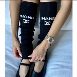 シャネル(CHANEL)のCHANEL シャネル　ゲートル　ブラック　新品　完売　レッグウォーマー(レッグウォーマー)