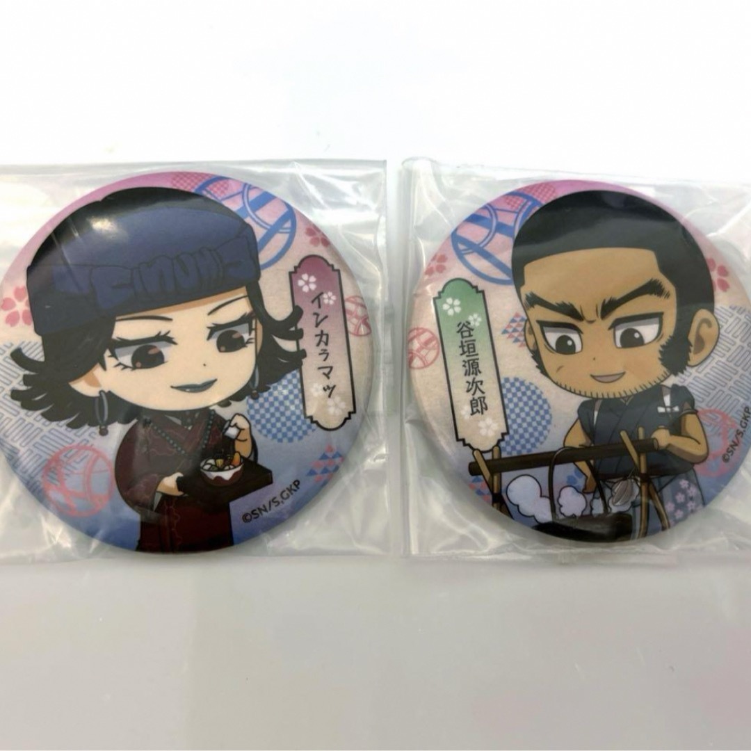 ゴールデンカムイ アニメイトカフェ 缶バッジ インカラマ&谷垣セット エンタメ/ホビーのアニメグッズ(バッジ/ピンバッジ)の商品写真
