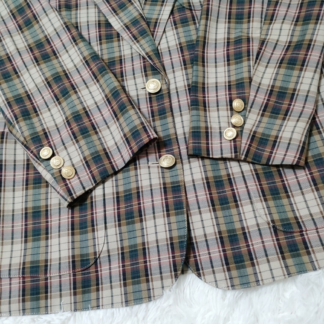 BURBERRY(バーバリー)の【美品/入手困難】90s バーバリープローサム ショートパンツスーツ チェック レディースのフォーマル/ドレス(スーツ)の商品写真