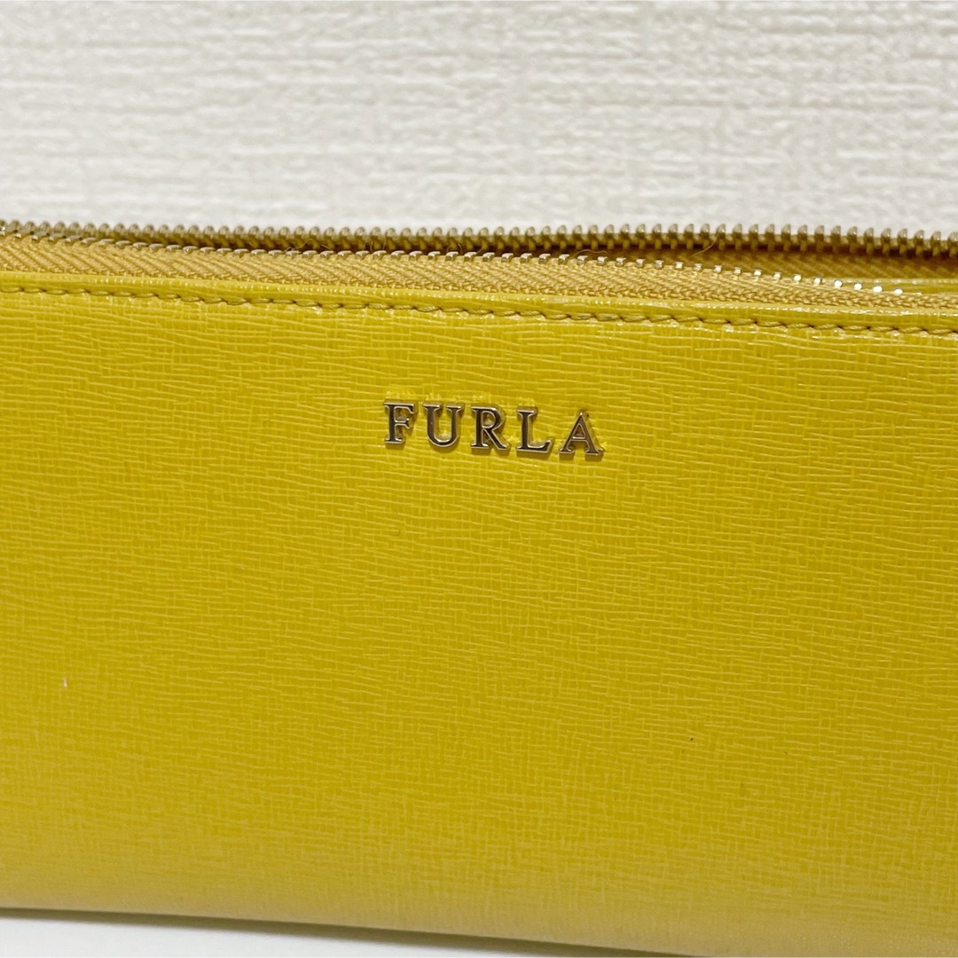 フルラ　長財布　黄色　美品　ウォレット　革製品　上品　財布