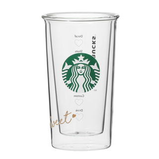 スターバックス(Starbucks)のスターバックス バレンタイン 耐熱ダブルウォールグラス355m(グラス/カップ)