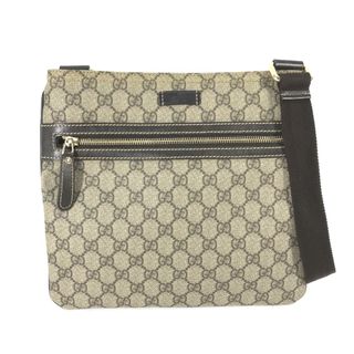 グッチ(Gucci)のグッチ GUCCI ポシェット 295257 GG 斜め掛け カバン ポシェット ショルダーバッグ GGスプリームキャンバス ブラウン(ショルダーバッグ)