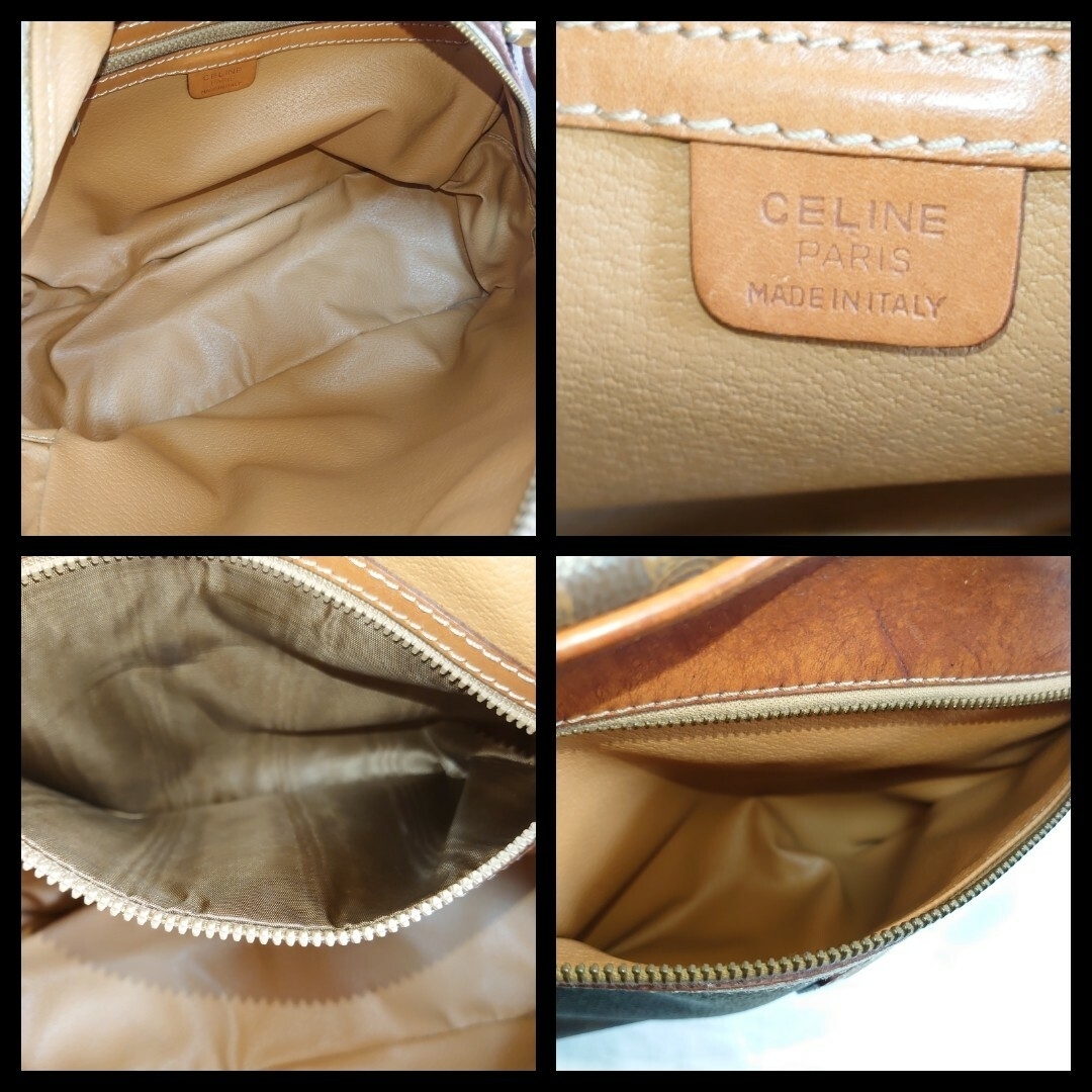 celine(セリーヌ)のCELINE マカダム柄 ハンドバッグ バックパック レディースのバッグ(リュック/バックパック)の商品写真