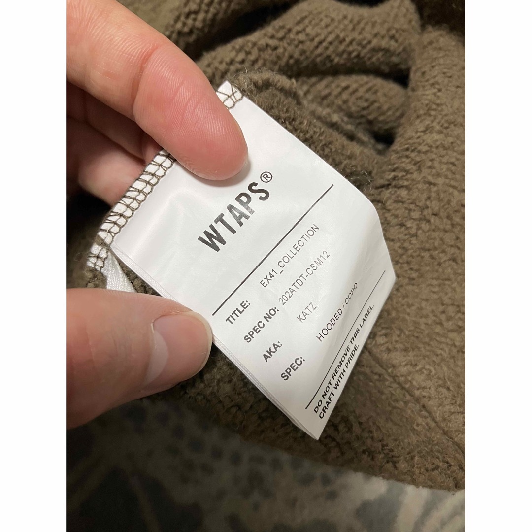 W)taps(ダブルタップス)のWTAPS ダブルタップス 20AW KATZ HOODED オリーブ　サイズ2 メンズのトップス(パーカー)の商品写真