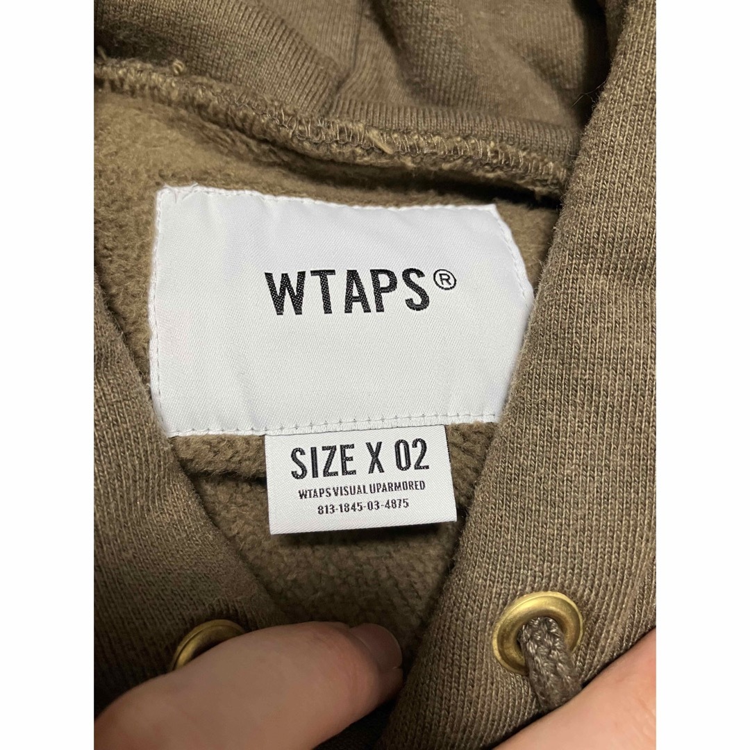 W)taps(ダブルタップス)のWTAPS ダブルタップス 20AW KATZ HOODED オリーブ　サイズ2 メンズのトップス(パーカー)の商品写真