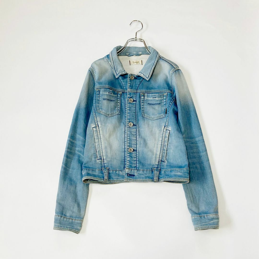 YANUK(ヤヌーク)のYANUK　　ヤヌーク　 　 DENIT 　JEAN JACKET 　　デニット レディースのジャケット/アウター(Gジャン/デニムジャケット)の商品写真