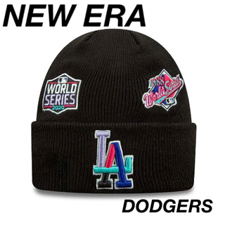 ニューエラー(NEW ERA)のドジャース ワールドシリーズ ニューエラ ビーニー ロサンゼルス NEW ERA(ニット帽/ビーニー)
