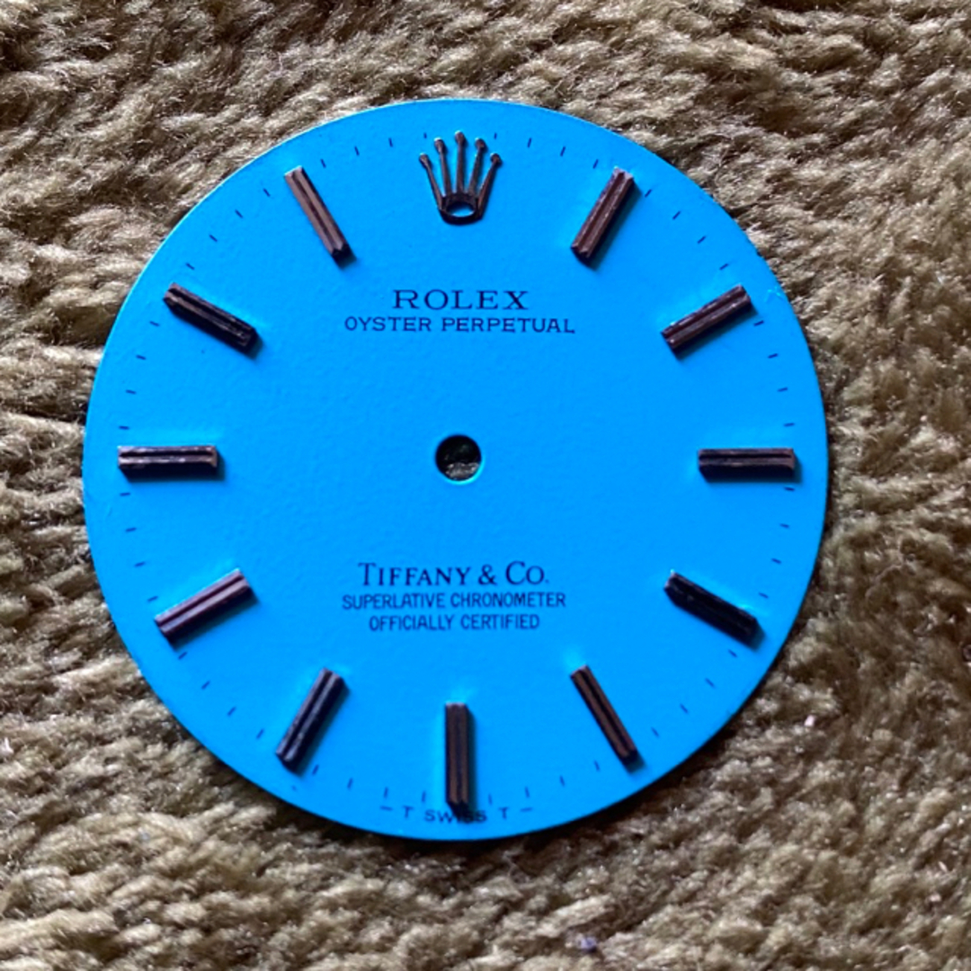 ROLEX(ロレックス)のロレックスオイスターパーペチュアル1002ターコイズティファニーダブルネーム文字 メンズの時計(腕時計(アナログ))の商品写真