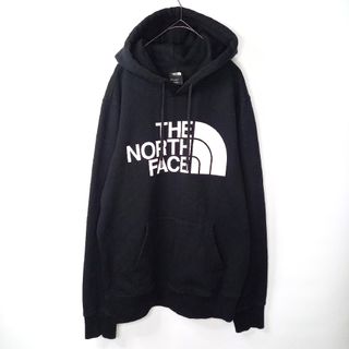 ザノースフェイス(THE NORTH FACE)のノースフェイス　ビッグロゴ　スウェット　パーカー　プルオーバー　プリント　黒　S(パーカー)