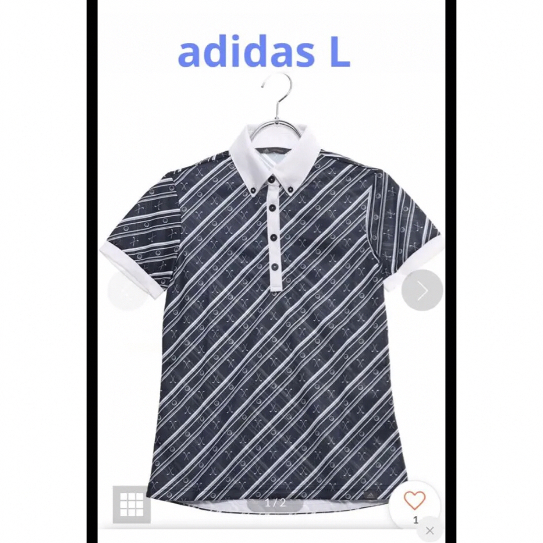 adidas(アディダス)のadidas アディダス　ゴルフ　エル　紺色　定価9490円 スポーツ/アウトドアのゴルフ(ウエア)の商品写真