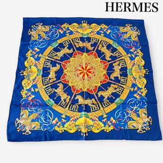 エルメス(Hermes)のHERMES エルメスLUNA PARK 遊園地メリーゴーランドスカーフカレ90(バンダナ/スカーフ)