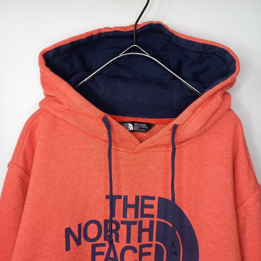 THE NORTH FACE(ザノースフェイス)のノースフェイス　スウェット　パーカー　プルオーバー　ロゴプリント　オレンジ　M メンズのトップス(パーカー)の商品写真