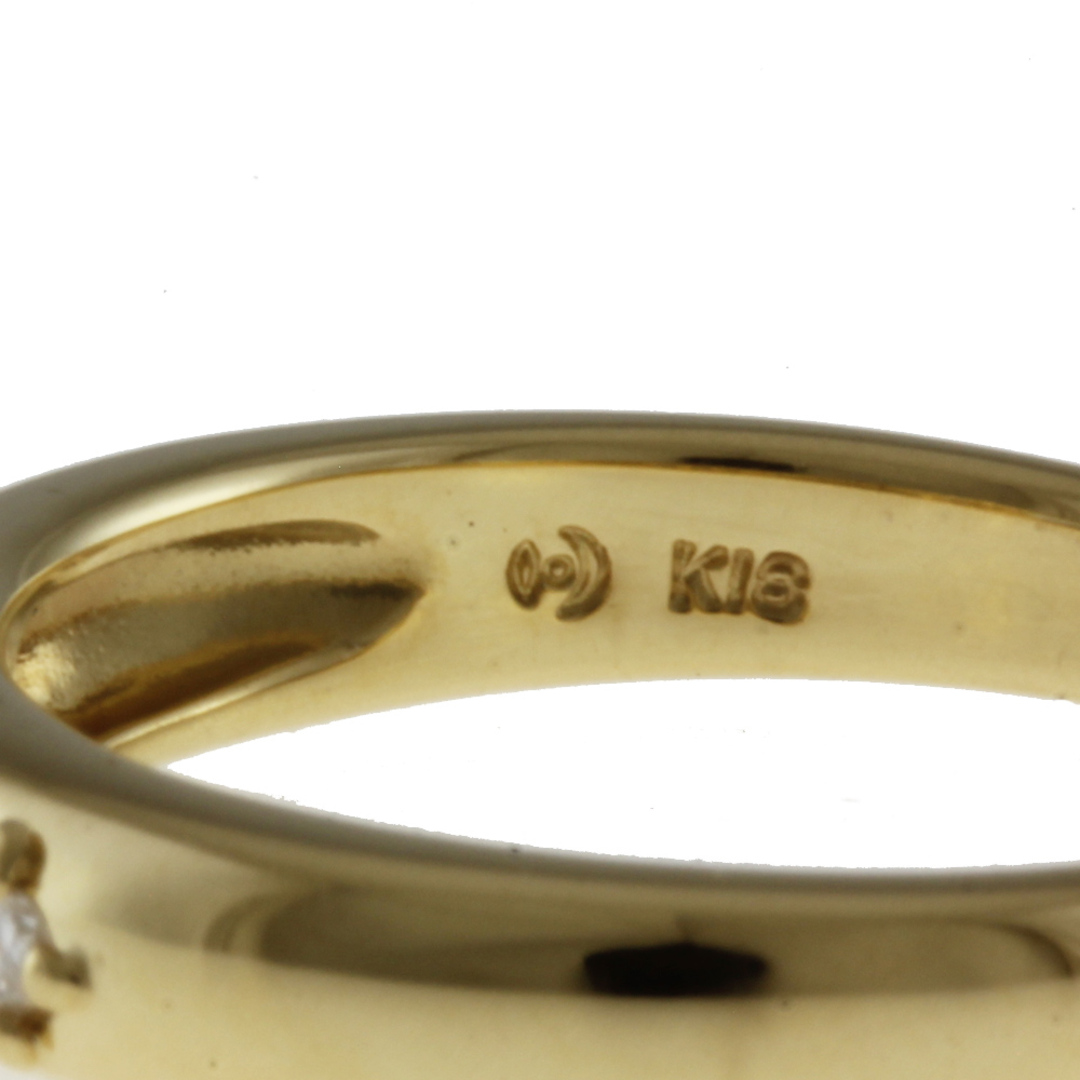 TASAKI(タサキ)のタサキ リング 指輪 10.5号 18金 K18イエローゴールド アクアマリン レディース TASAKI  中古 レディースのアクセサリー(リング(指輪))の商品写真