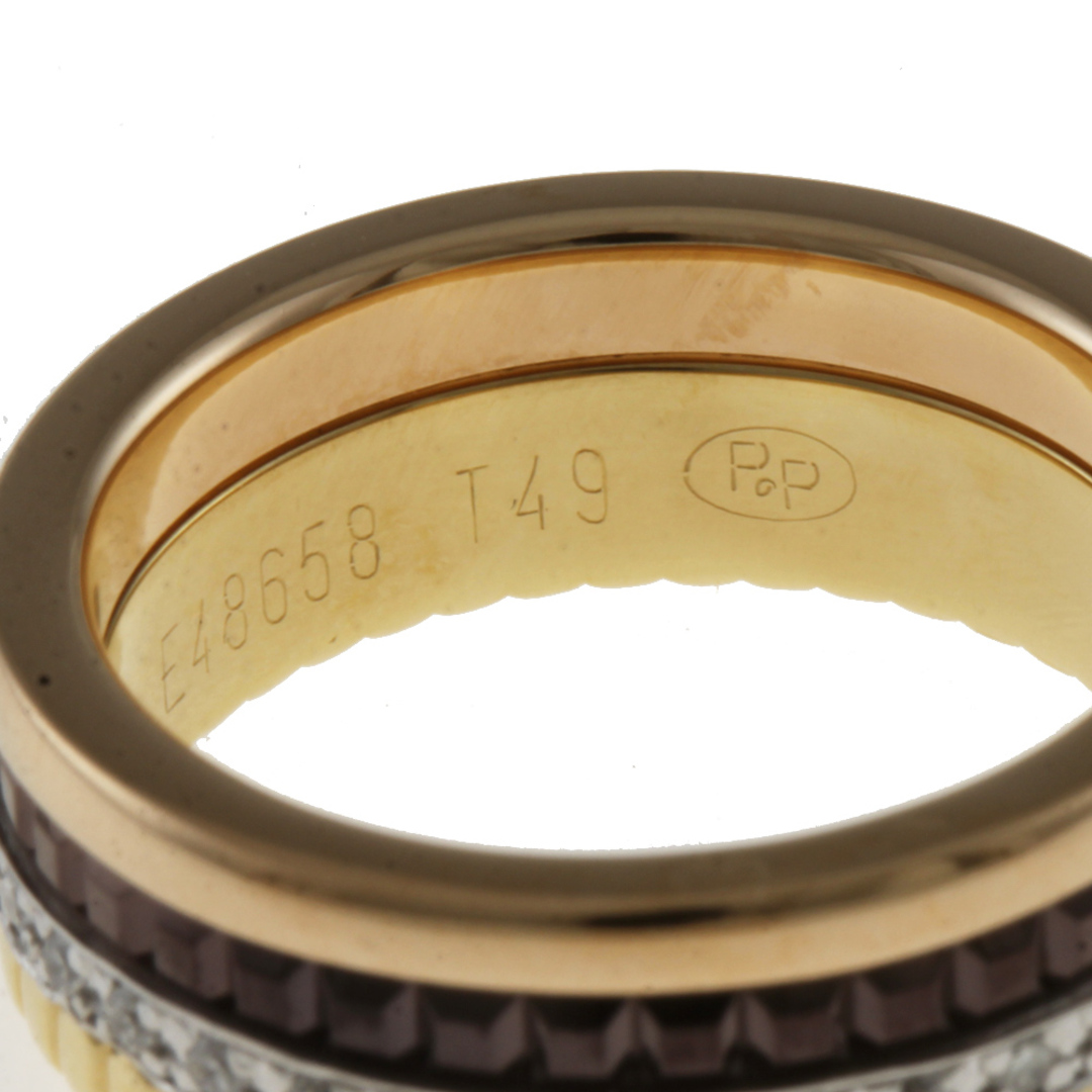 BOUCHERON(ブシュロン)のブシュロン キャトルクラッシック ダイヤモンド リング 指輪 9号 18金 K18ピンクゴールド ダイヤモンド レディース Boucheron  中古 レディースのアクセサリー(リング(指輪))の商品写真