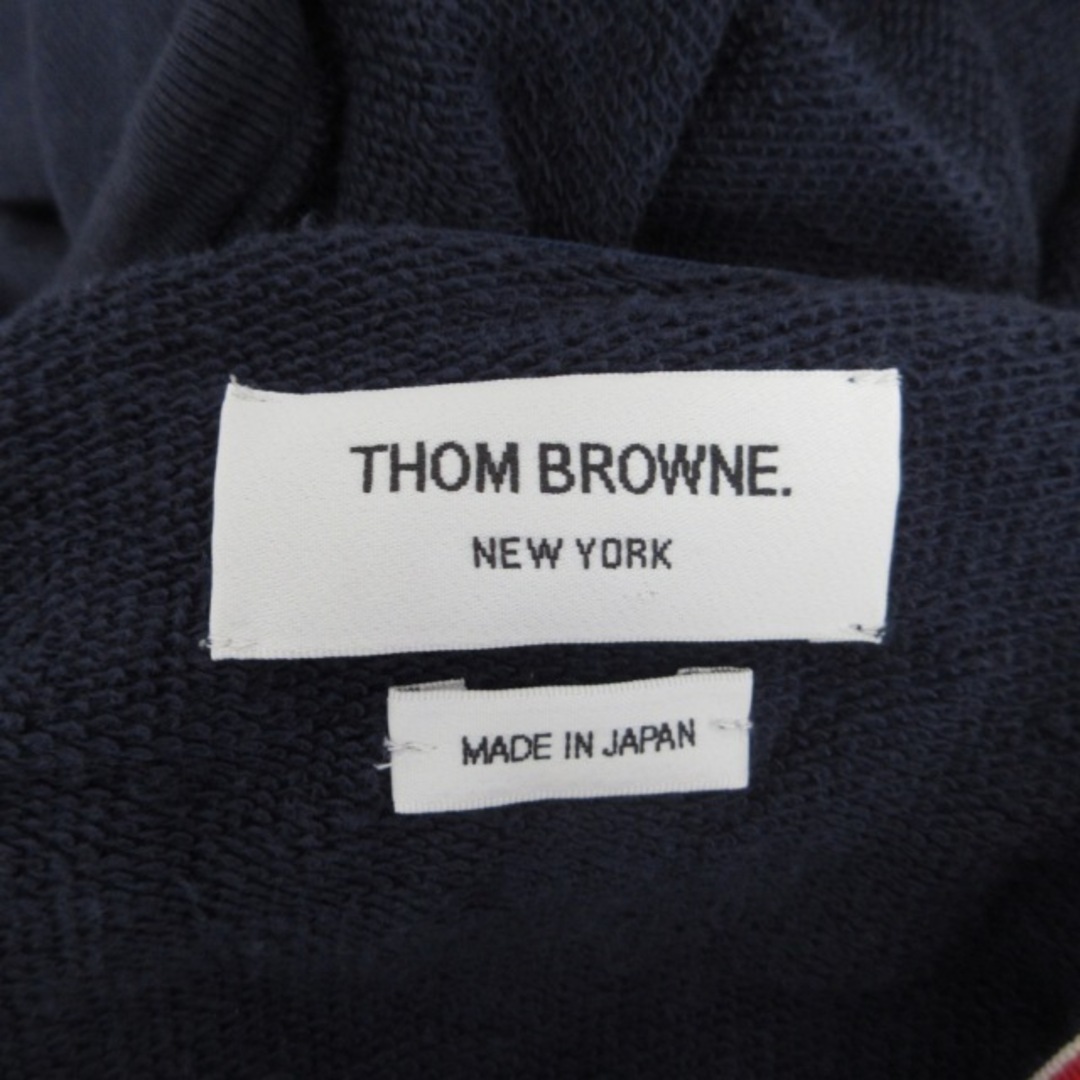 THOM BROWNE(トムブラウン)のトムブラウン フーディー パーカー フルジップ サイズ4 約XL メンズのトップス(パーカー)の商品写真