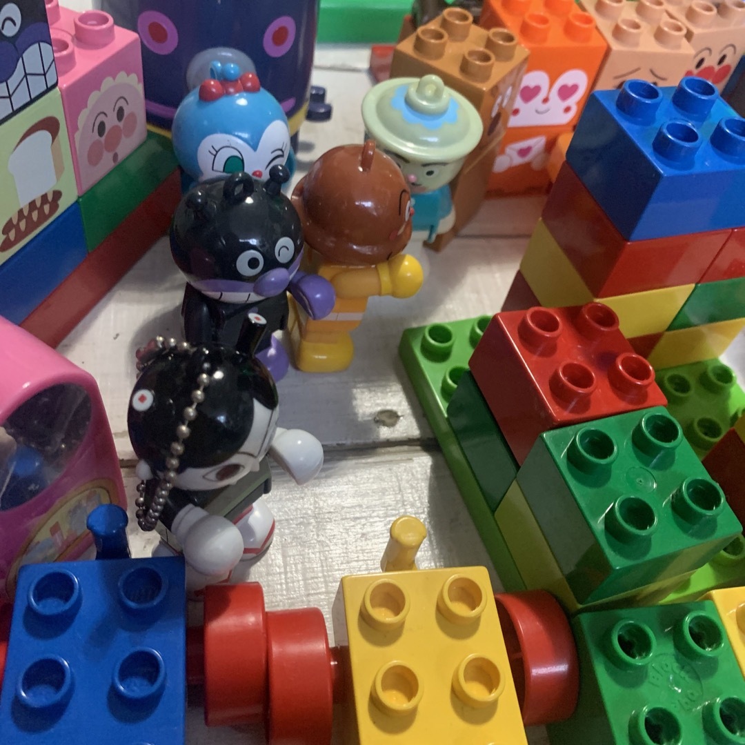 Lego(レゴ)の最終お値下げ　レゴデュプロ　アンパンマン  レゴブロック　dupro 中古品 エンタメ/ホビーのおもちゃ/ぬいぐるみ(キャラクターグッズ)の商品写真