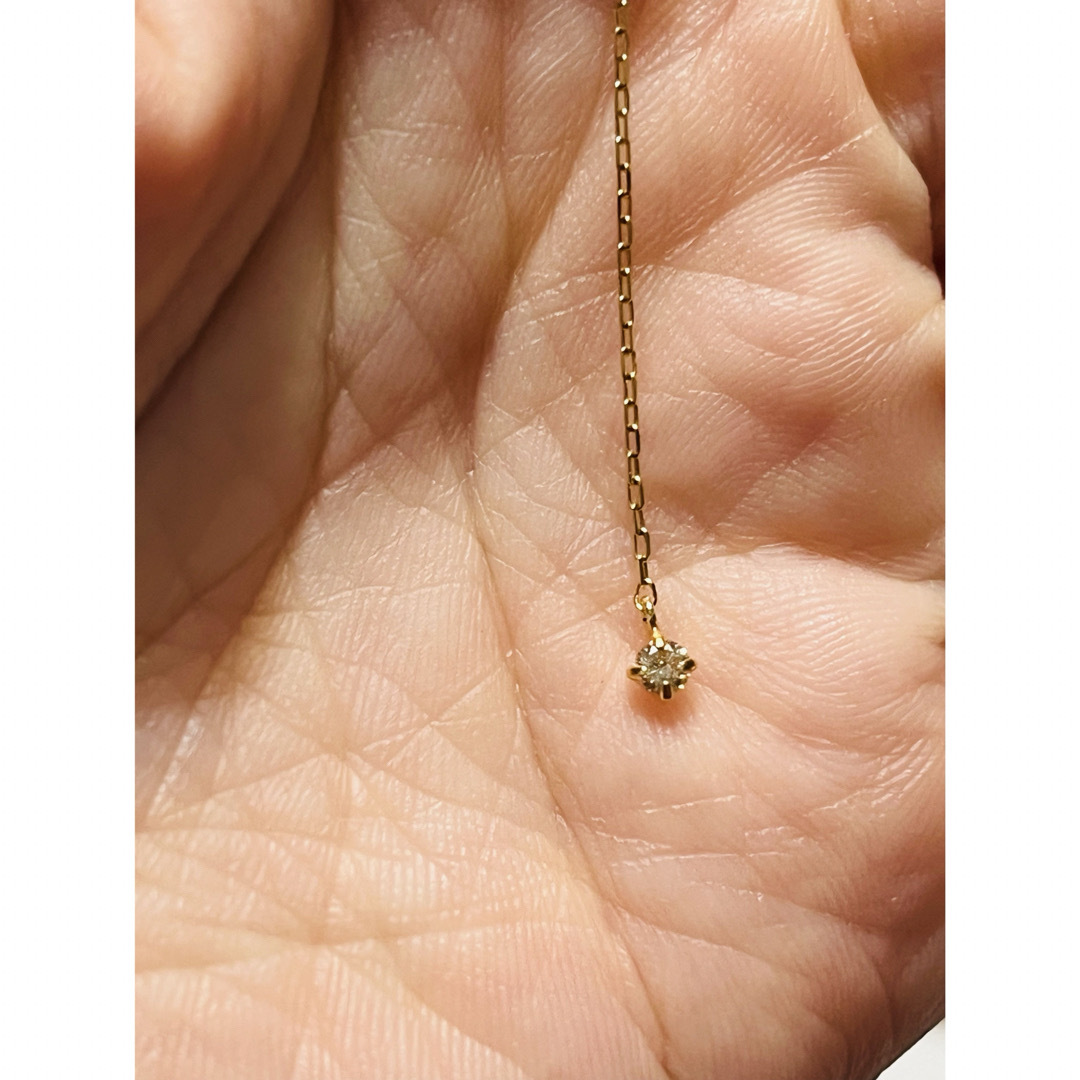 k18 ダイヤモンド　アメリカンピアス レディースのアクセサリー(ピアス)の商品写真