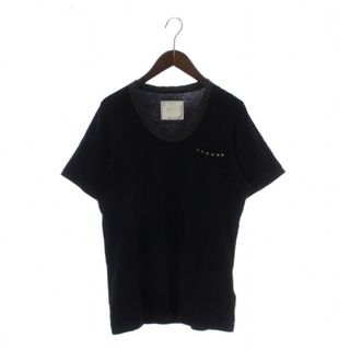 サカイ(sacai)のサカイ Tシャツ カットソー 半袖 スタッズ 2 M 黒 14-00732M(Tシャツ/カットソー(半袖/袖なし))