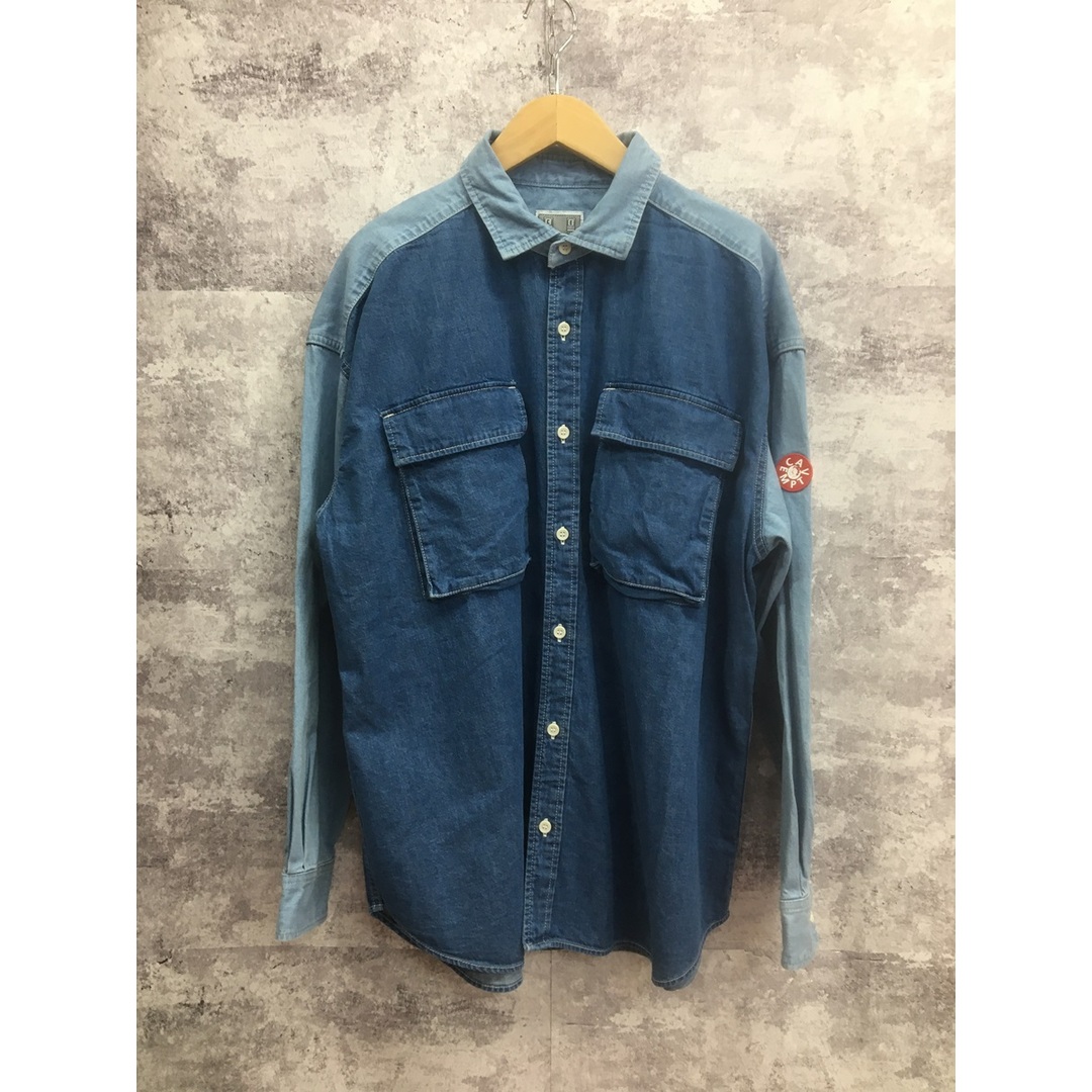 C.E CAVEMPT TWO COLOUR DENIM SHIRT 長袖デニムシャツ【3473-004】の