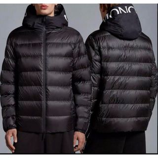 モンクレール(MONCLER)のサイズ2】モンクレール　ライトダウンジャケット　ブラック　PROVINS(ダウンジャケット)