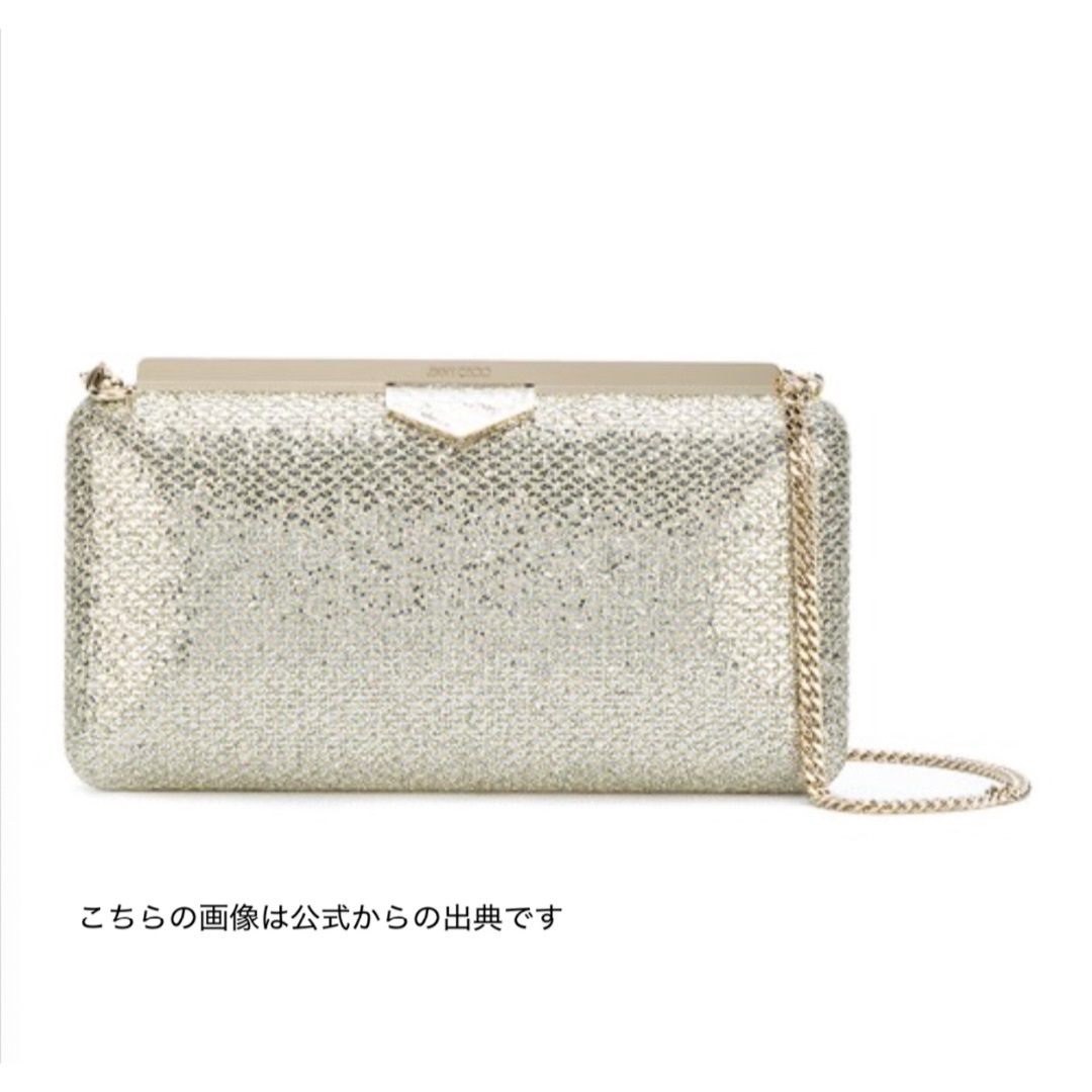 JIMMY CHOO(ジミーチュウ)の【新品未使用 】JIMMY CHOO（ジミーチュウ) Ellipseバッグ レディースのバッグ(クラッチバッグ)の商品写真