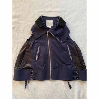 サカイ(sacai)のsacai サカイ　ジレ　ネイビー(ベスト/ジレ)