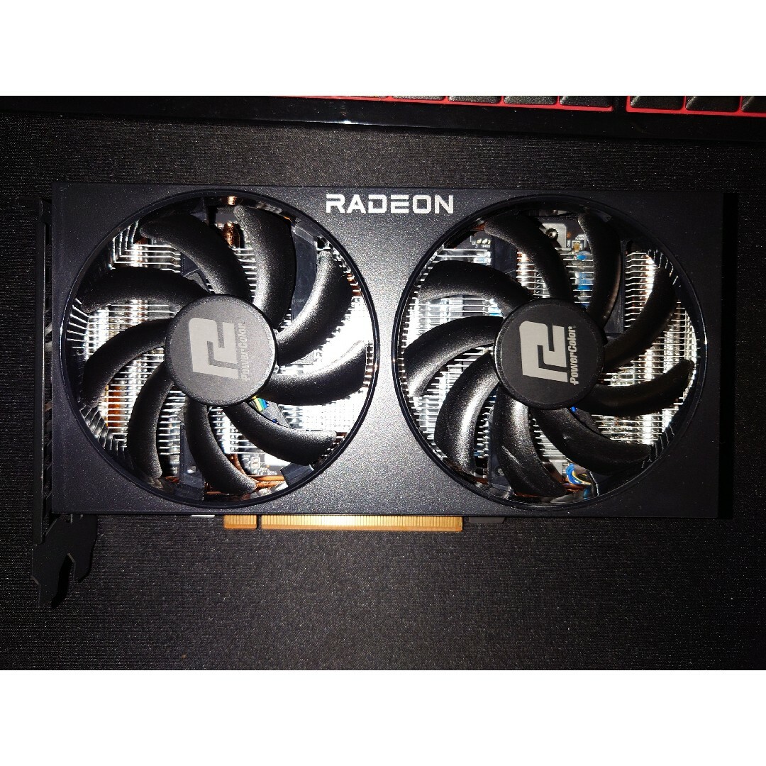 PowerColor(パワーカラー)のPowerColor Fighter AMD Radeon RX 7600 スマホ/家電/カメラのPC/タブレット(PCパーツ)の商品写真