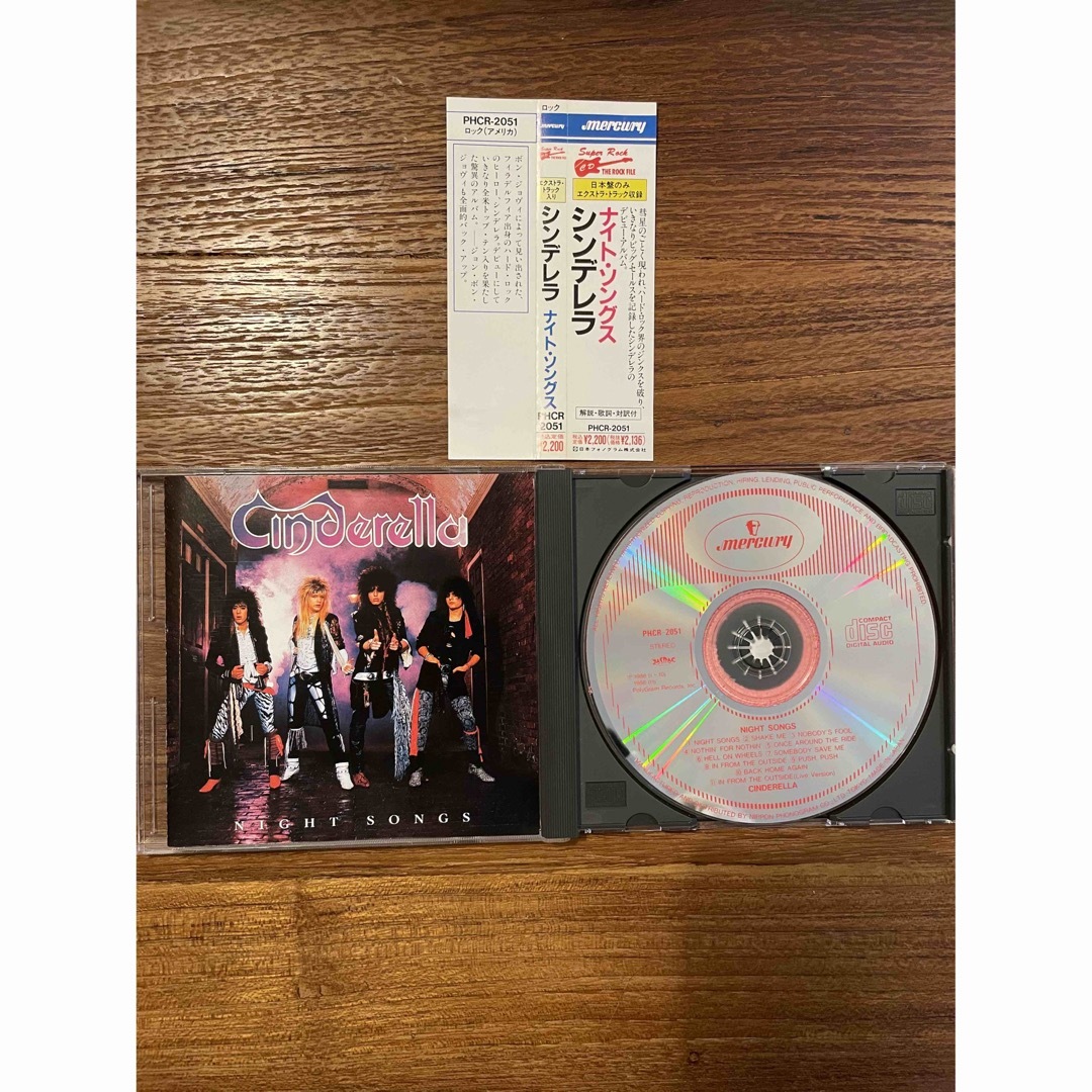 CINDERELLA「NIGHT SONGS」シンデレラ「ナイトソングス」CD エンタメ/ホビーのCD(ポップス/ロック(洋楽))の商品写真