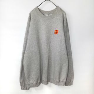 ナイキ(NIKE)の90s　カナダ製　ナイキ　スウェット　プルオーバー　刺繍ロゴ　グレー　XL(スウェット)